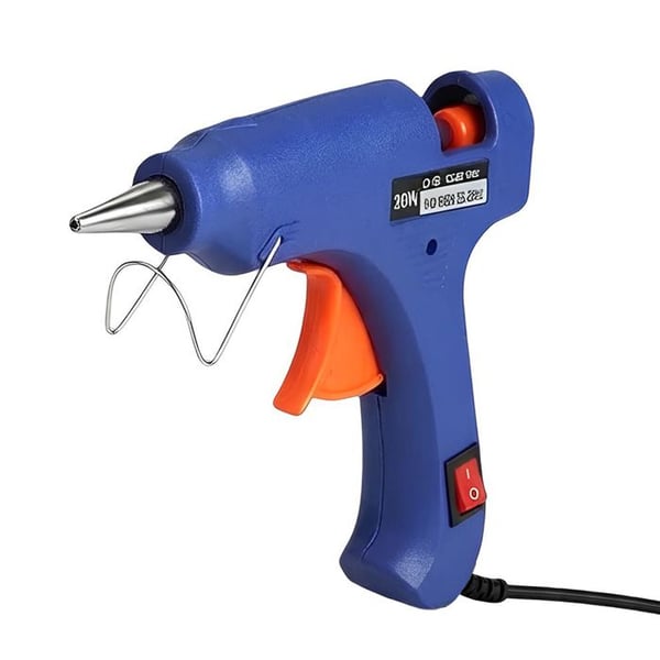 Mini limpistol 20W för hantverk och dekoration kompakt blå Mini limpistol 20W för hantverk och dekoration kompakt blå