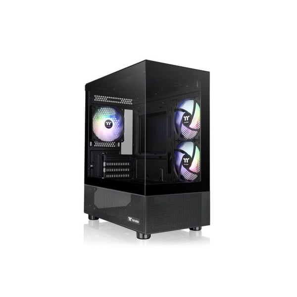 Thermaltake View 170 TG Chassi för PC Micro ATX Svart med Härdat Glas och ARGB