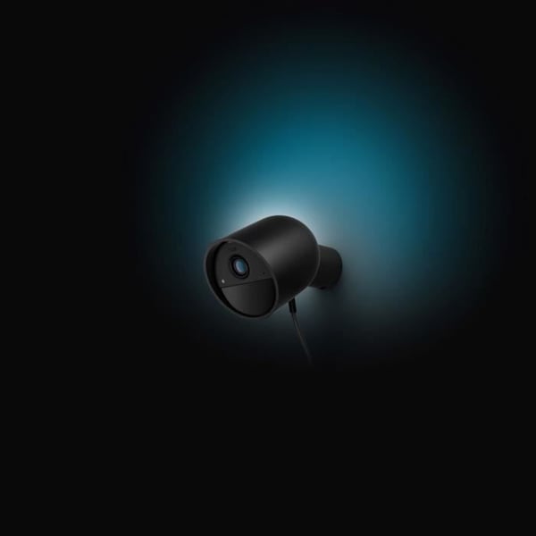 Kablekamera - Philips Hue - Sikker - HD 1080P - Indendørs eller udendørs brug - Kontrol med én app - Sort