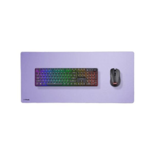 Trust GXT 759P Gaming Musemåtte XXL Lilla 900x400mm Syede Kanter