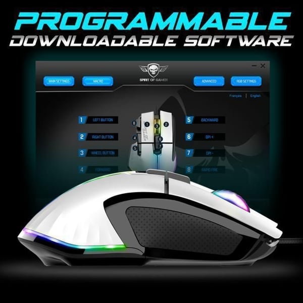 SOURIS PRO M5 ARTIC