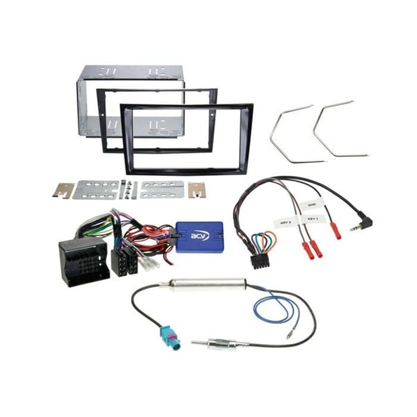 Kit 2-DIN Opel Corsa D(S07) 12/2008- 08/2014 SWC/antenn.