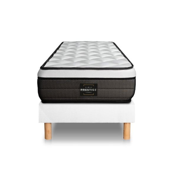 Svitset 90 x 200 cm Vitt Kit-bas