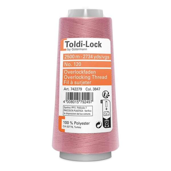 Fil Surjet spécial Overlock 2500m 100% polyester - Att 228 - 3847 - sandrosaraton