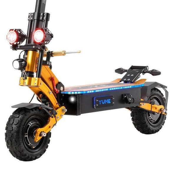 YUME X11+ Elektrisk Kickbike För Vuxna, Motor 3000 W X 2, 60 V 27 Ah, 11 Tum Terrängdäck, Fällbar