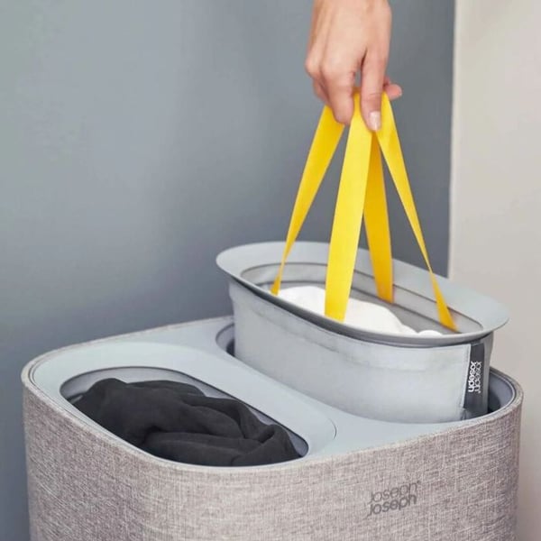 Tota tvättkorg 90l grå - Joseph Joseph