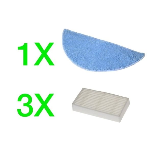 EVOLVEO RoboTrex H5, H6, tilbehør (HEPA-filter, mikrofiber moppe)