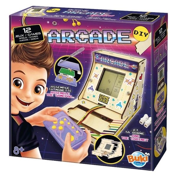 BUKI Arcade Terminal - Klassiska arkadspel - Blandat - Gult
