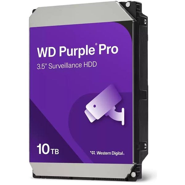 WD Purple Pro - WD102PURP - Hårddisk - 10 To - 3,5" - 7200 varv/min