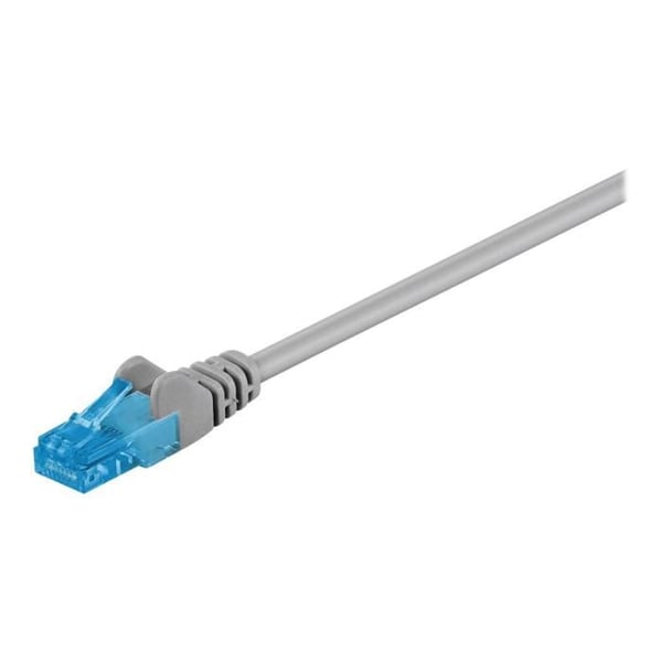 goobay Cordon de raccordement RJ-45 (M) för RJ-45 (M) 50 m UTP CAT 6a halogenfri, utan krok, grå.