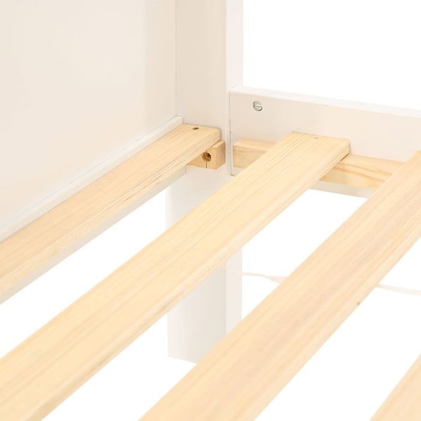 Familjesäng med 3 platser 90/140x200 cm, platsbesparande för barnrum – Homestyle4u