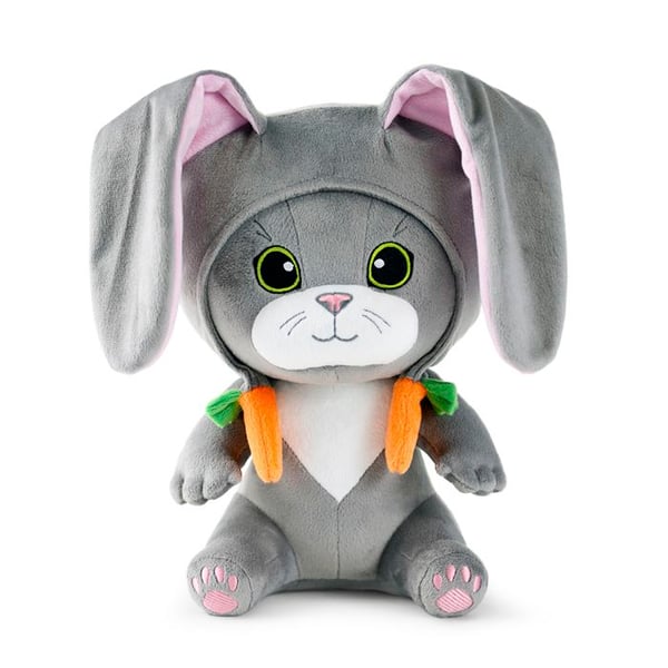 Peluche - WP MERCHANDISE - Kitty Bunny - 28,5 cm - Avtagbar - För barn från 3 år