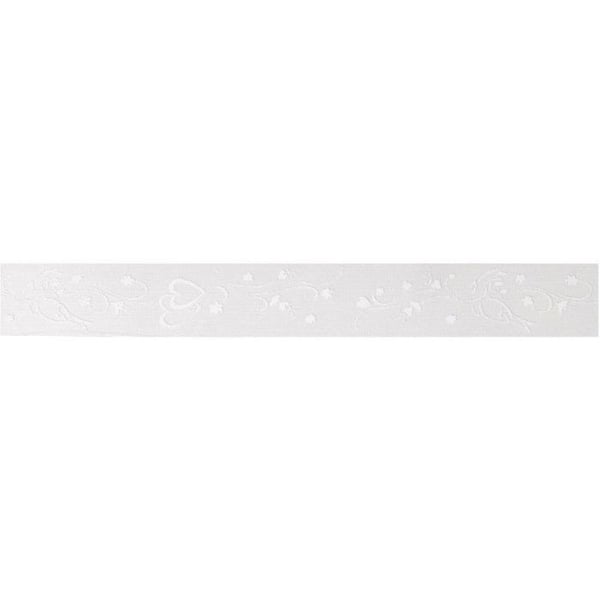 Rayher - Organza band Crème och Dubbel Hjärta 25 mm per meter