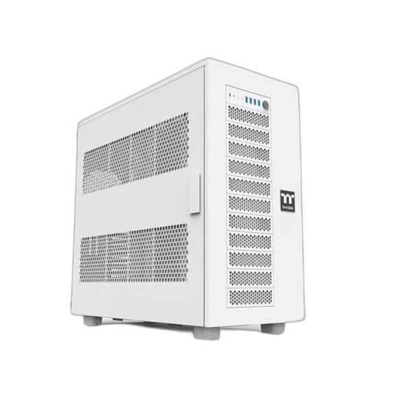 PC-chassi - THERMALTAKE - Grand Tour E-ATX AX700 - Vit - Kompatibel med E-ATX - Framsidan USB & ljud