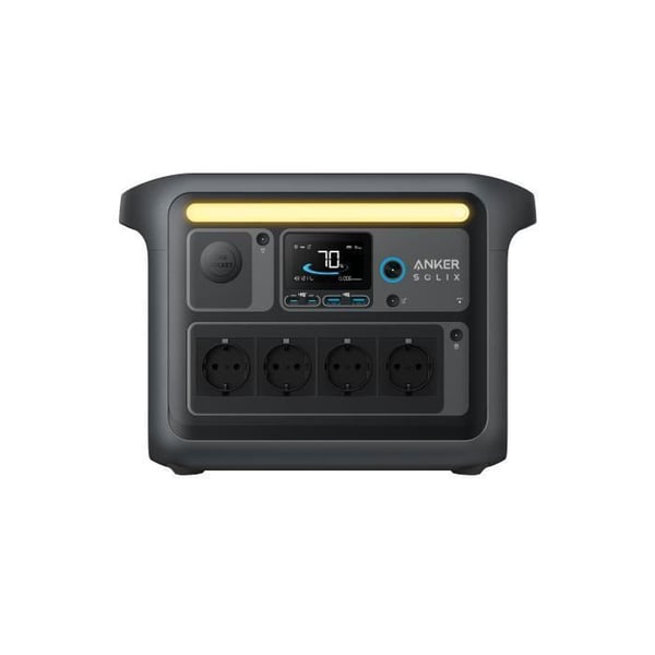 Elstation - ANKER - SOLIX C1000X - 1056Wh - HyperFlash™ Laddning - 1800W AC kontinuerligt