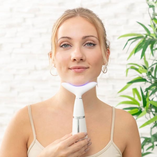 Dubbelhakas reducer - InnovaGoods - Elektrisk modell - Fototerapi - Termoterapi - Vibration