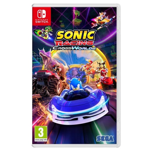 Racing Game - SEGA - Sonic Racing: Crossworlds - Nintendo Switch - 23 Karaktärer - 45 Fordon