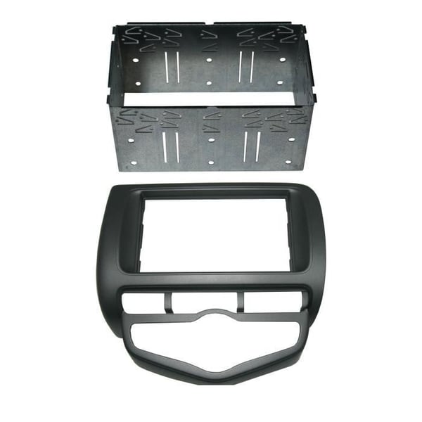 Adaptör för bilradio 2 DIN - AUTOLEADS - Honda Jazz 2003-2007 - Svart - Metallkorg - Lätt att installera