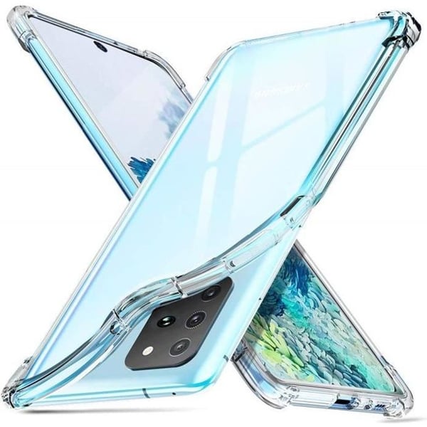 Transparent silikonskal med stötsäkert skal till Samsung Galaxy S20 PLUS Phonillico®