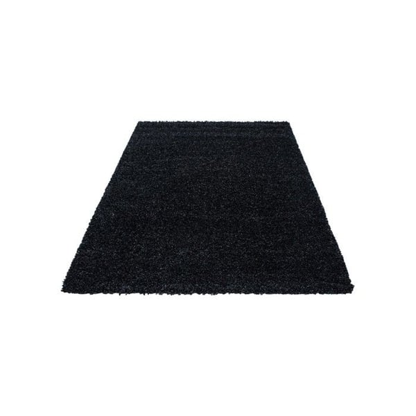 Mjuk och fluffig Shaggy matta 30 mm för vardagsrum och sovrum (Dimension: 200x290 cm - Färg: Antracit)