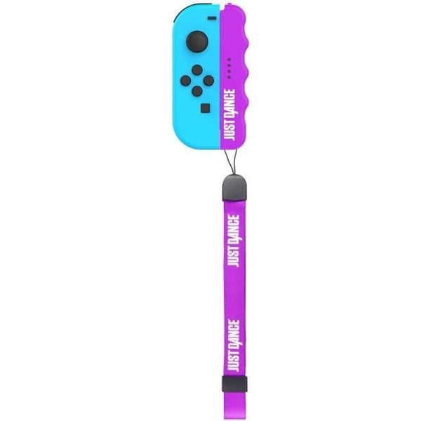 Officiell Justst Dance - Grip & Strap-paket - Ergonomiska komfortgrepp med remmar för Nintendo Switch JoyCon-kontroller