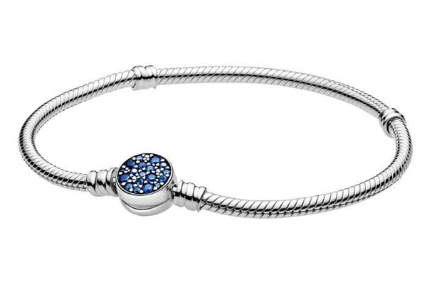 Armband Dam - Silver - 599288C01-18 - Styv torsion - Kristall - Hummerklämma lås