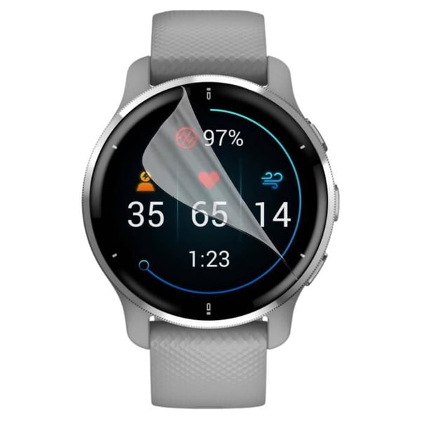 Skärmskydd för Garmin Venu 2 Plus - 43mm [Pack 6] Ultra Tunn Stötande Skyddande Plastfilm Phonillico