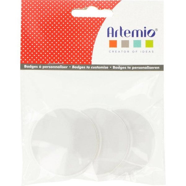 SET 3 PERSONLIGGBARE BADGE - 6 CM