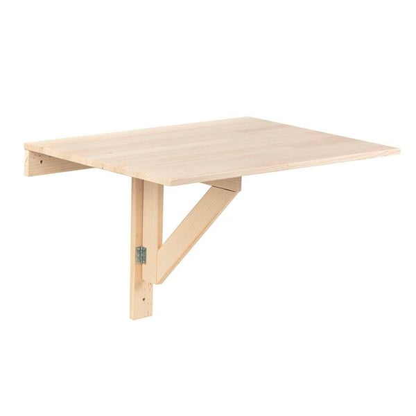 Väggmonterad Fällbar Hylla - ASTIGARRAGA KIT LINE - Massivt Trä - Modern - 79x59 cm - Lätt Montering