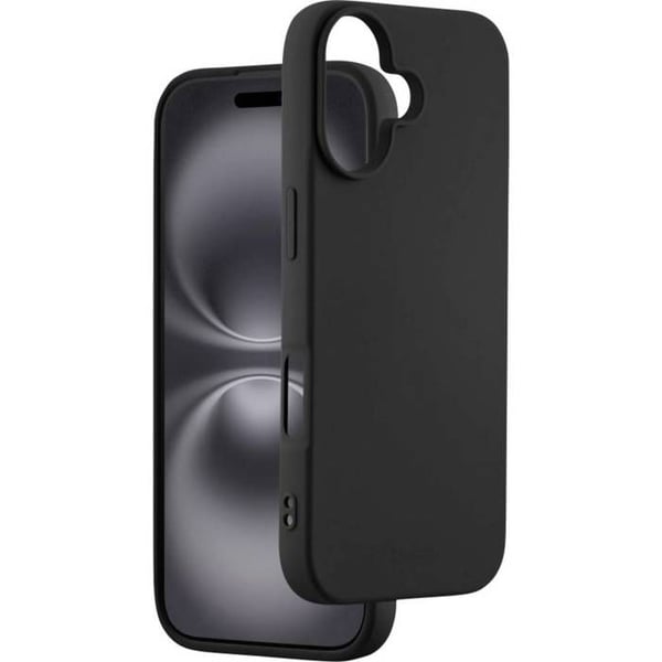 Skal - HAMA - Apple iPhone 17 - Svart - Mjuk - Icke klibbig yta