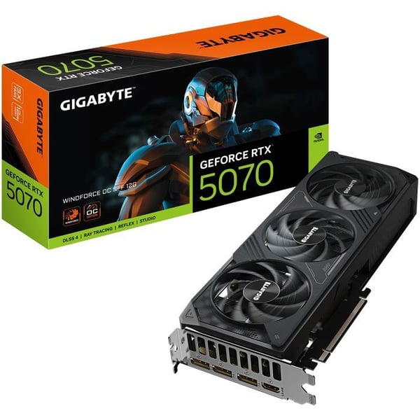 Gigabyte - Grafikkort - GeForce RTX 5070 - Windorce OC SFF - 12Go