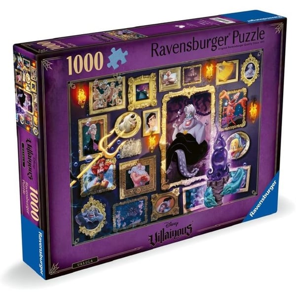 Pussel - RAVENSBURGER - Disney Villainous - 1000 bitar - Svart - 70 x 50 cm