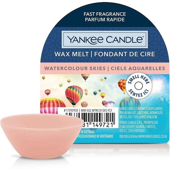 CERA ATT FUSIONERA VAX SMÄLTA VATTENFÄRGHIMLAR YANKEE CANDLE