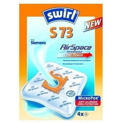 Swirl 193295 S73 AS Vacuum Bag 3x4 Pack