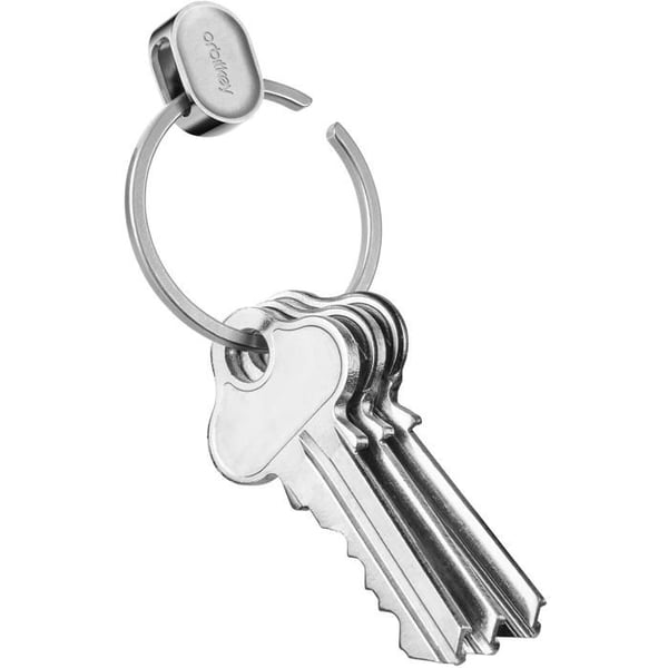 Nøgleholder - ORBITKEY - Ring V2 - Sølv - Rustfrit stål - Holdbar