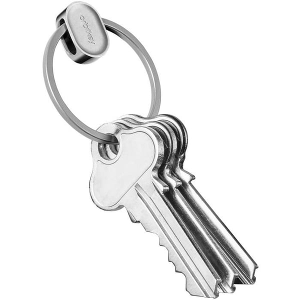 Nøgleholder - ORBITKEY - Ring V2 - Sølv - Rustfrit stål - Holdbar
