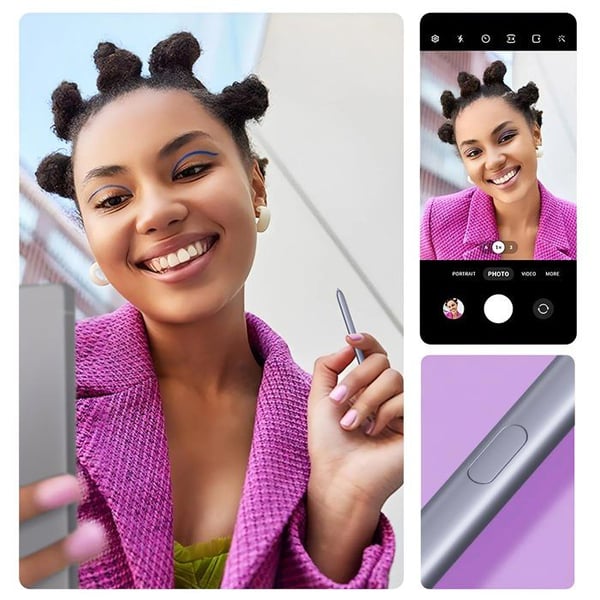 S Pen-stylus för Galaxy S25 Ultra Precision 4096 Nivåer Air Action-teknologi Samsung Silver