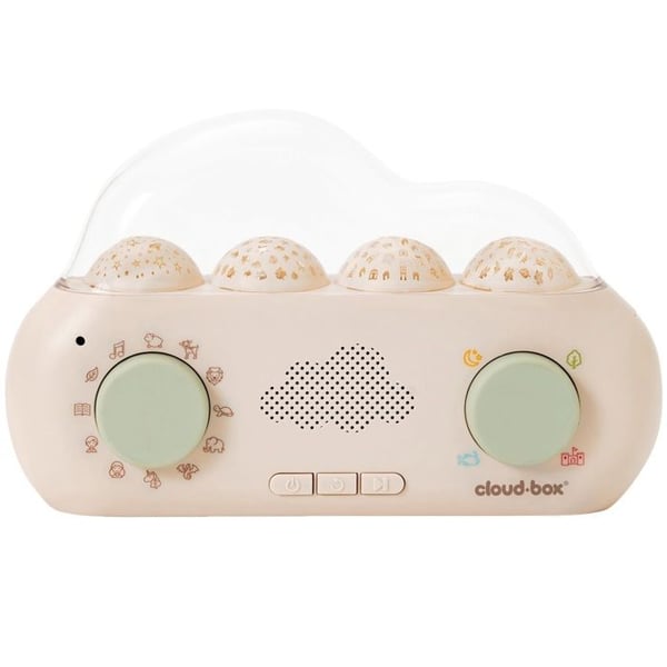 Nattlampa och storybox - Cloud b - CloudBox EN/FR - Beige - Elektrisk - 12 månader och uppåt