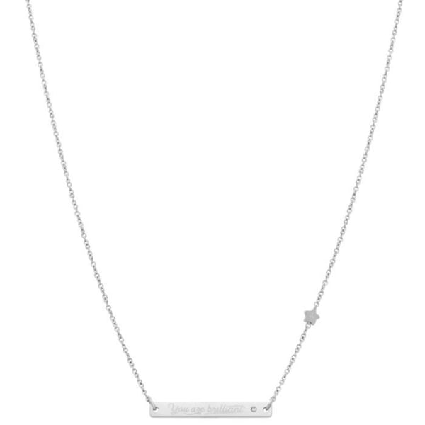 Damarmband MR WONDERFUL JOYAS WONDERFUL WORDS WJ20001. Pengar. Rostfritt stål. Karbinhake.