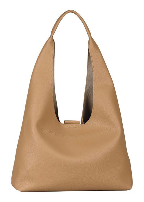 Axelväska - TOM TAILOR - Filipa Hobo Bag L - Kamel - 100% polyuretan - 35x27x13 cm