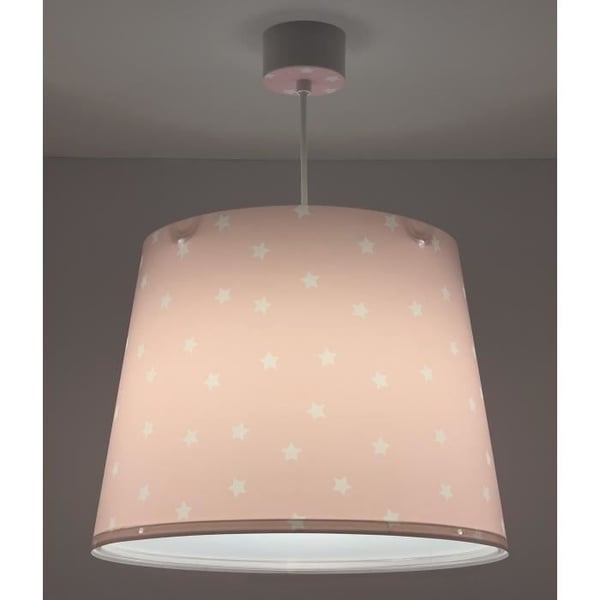 Dalber Starlight barnhängelampa - Stjärnmönster - Rosa