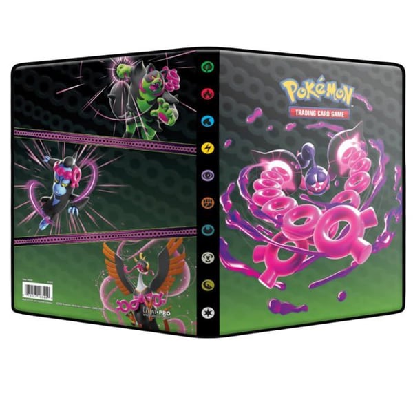 Pung - ULTRA-PRO - Shrouded Fable - 4 lommer - Skarlagenrød og Lilla - Pokémon