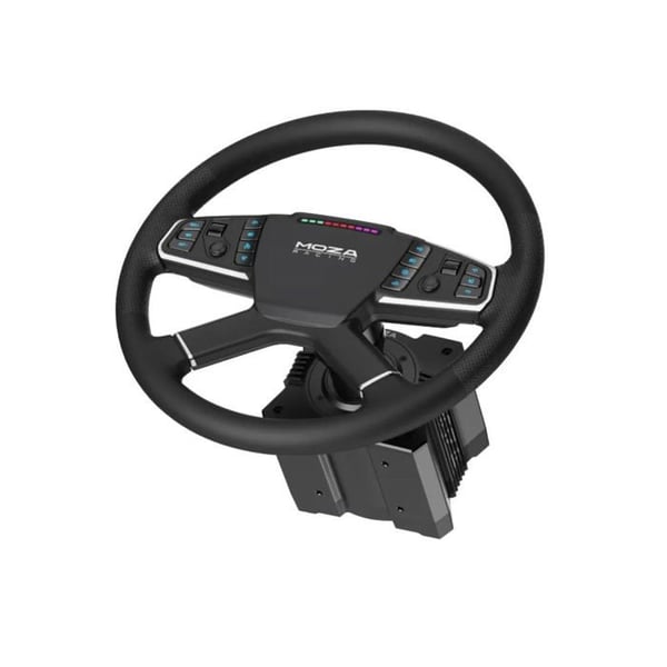 Spelperiferi - MOZA Racing - Trucking Bundle - Trådbunden ratt - Force Feedback - Svart