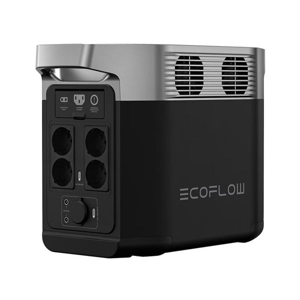 EcoFlow Delta 2 1024Wh kannettava latausasema, 4 AC-ulostuloa - yhteensä 1800 W (ylijännite 2700 W)