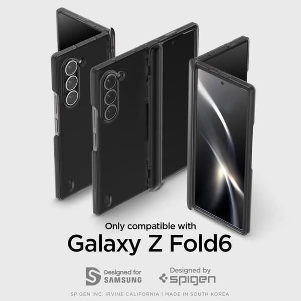 Cover - Spigen - Ultra Hybrid Pro - Kompatibel med Samsung Galaxy Z Fold 6 - Frost Grå - Air Cushion