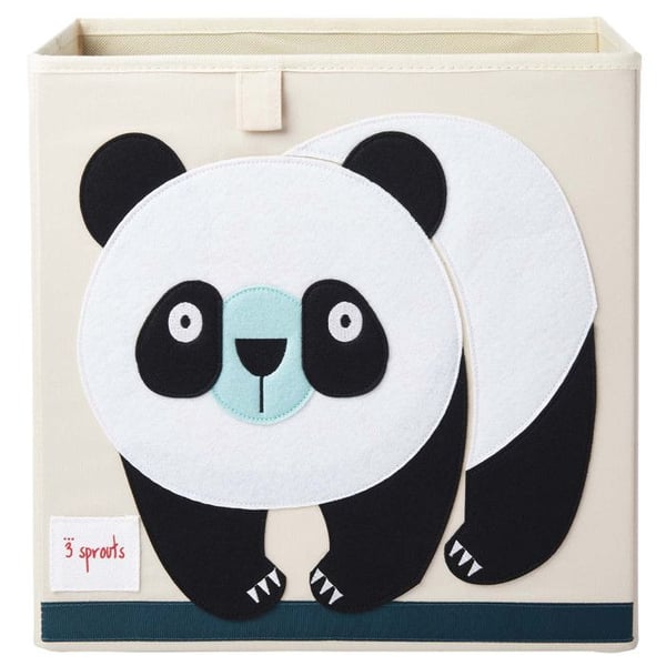3 Sprouts | Litet förvaringsmöbel för leksaker - 3 SPROUTS - Panda - Flerfärgad - TU