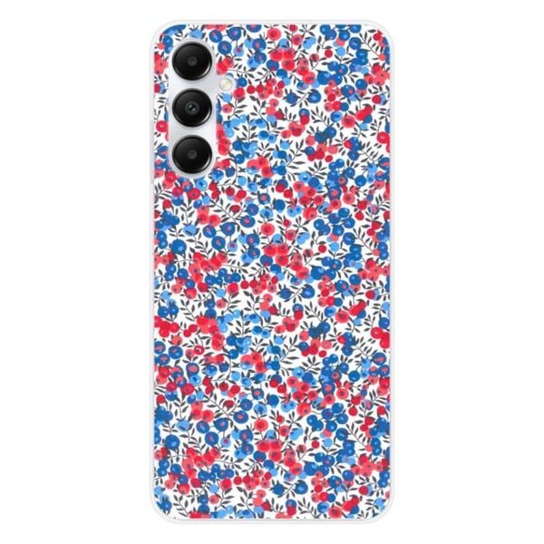 Tryckt silikonfodral kompatibelt Samsung Galaxy A25 Liberty Wiltshire Blue