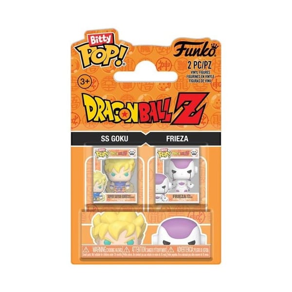 Funko - Dragon Ball - Pack med 2 figuriner Bitty POP! Goku & Freiza 2,5 cm