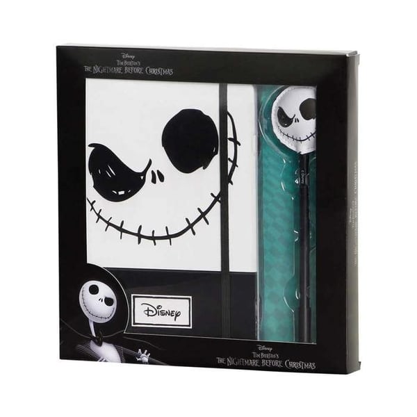 Journal + Stylo Mode - Disney L'Étrange Noël de M. Jack Ansikte - Svart - One Size