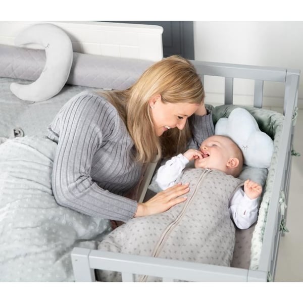 Tour de Lit Bébé ROBA Lil Planet Certifierad GOTS - 170x16 cm - Grön